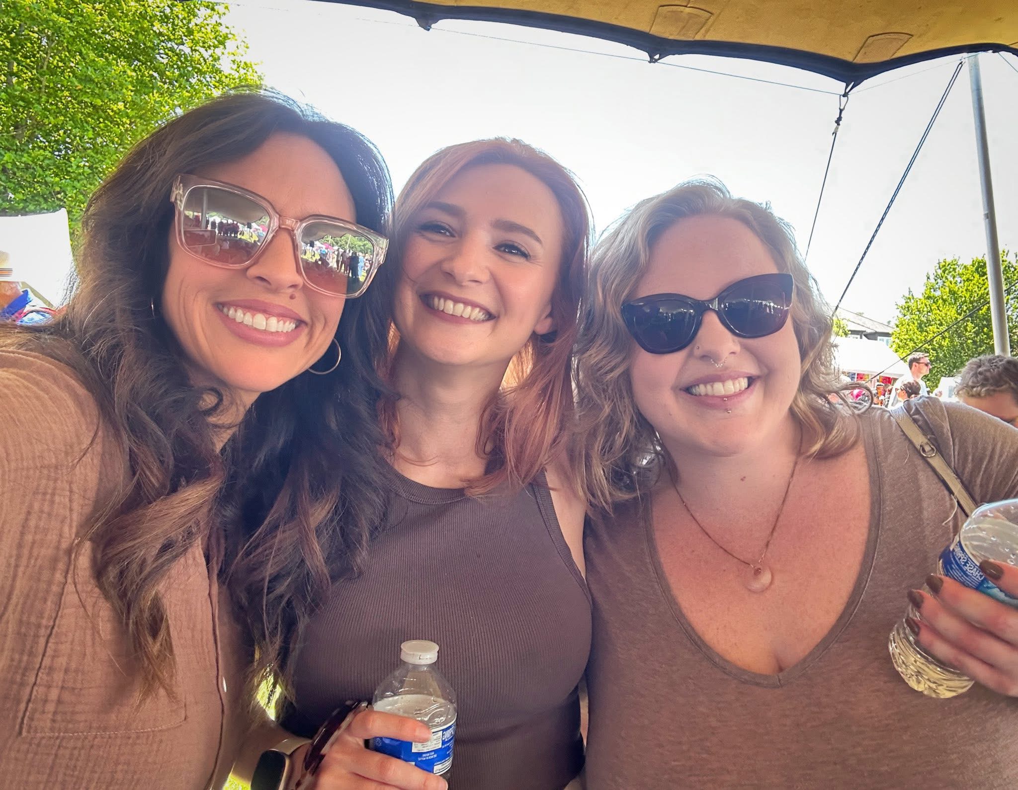 Smiles from our first weekend away